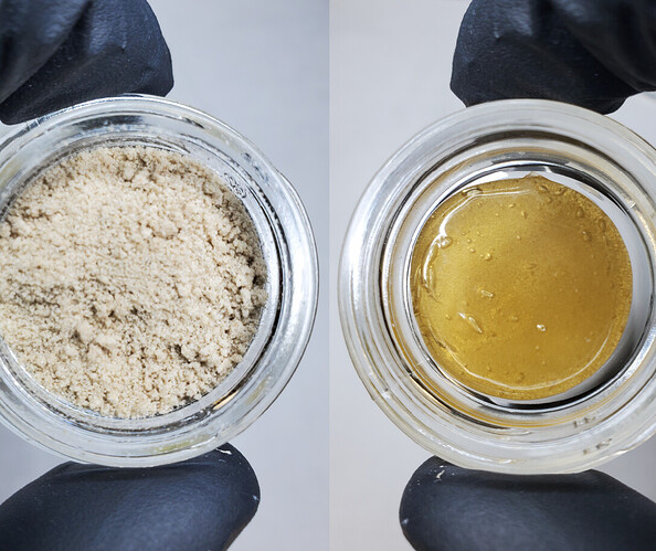Bubble Hash Vs Rosin by Simpson Solventless